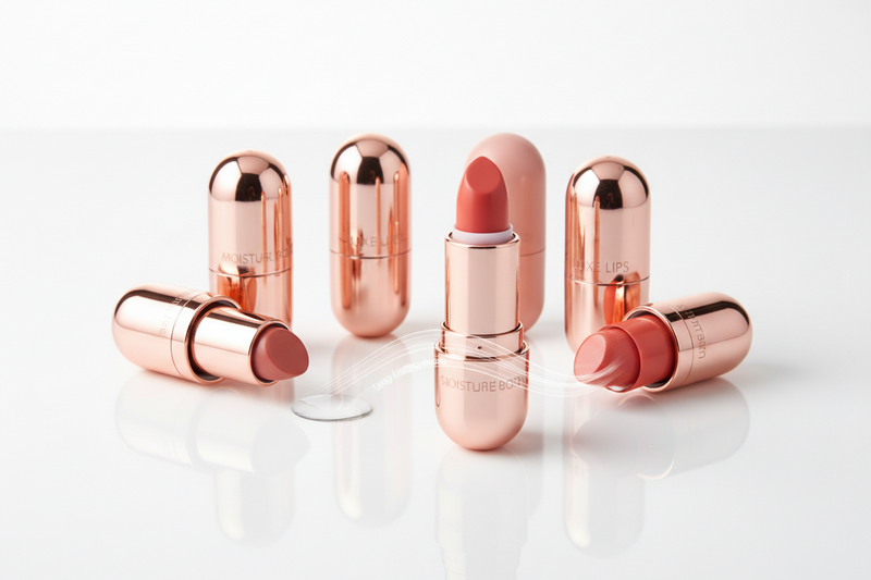 Mini Capsule Lipstick Long Lasting Moisturizing Hydrating Lightweight Matte Glossy Travel Friendly Pigmented Lip Color Set